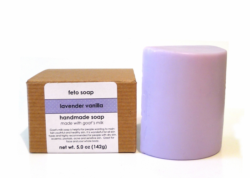 Lavender Vanilla Handmade Soap